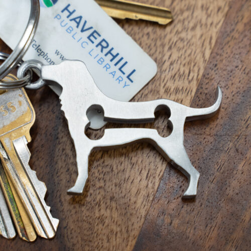 American Dog Keychain